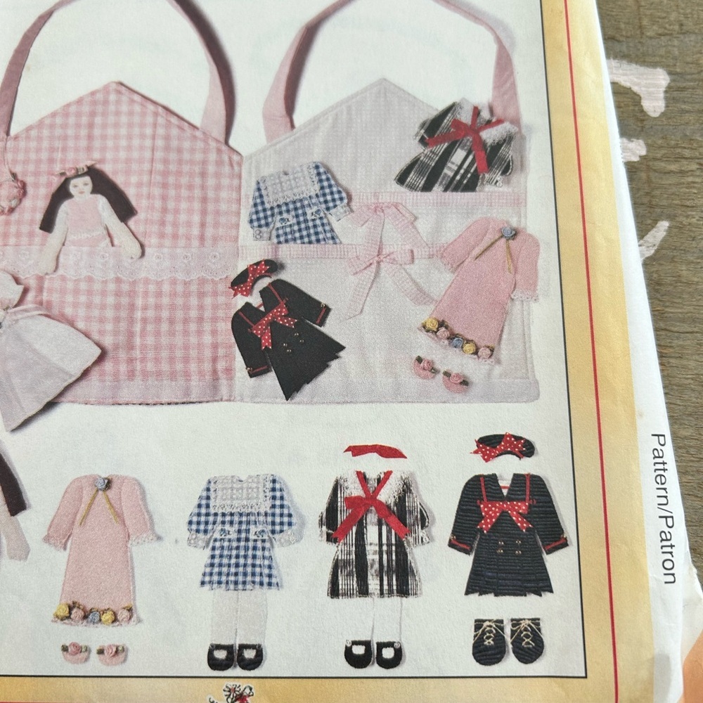 5/$25 Betsy McCall crafts 8207sew Doll Clothes Pattern - Picture 5 of 6